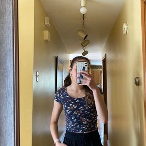 Prince & Fox (Aeropostale) flower crop top